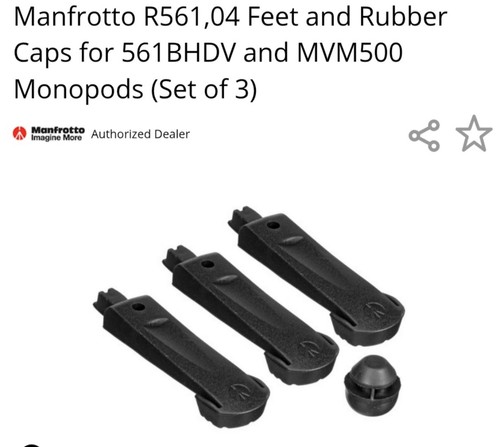 Manfrotto r561 feet and - manfrotto,